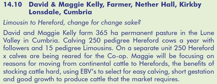 CattleBreeders's tweet photo. Cumbrian farmers David &amp; Maggie Kelly’s presentation at #BCBC20 conference will focus on the reasons they moved from continental cattle to Herefords and on producing cattle that the market requires #EBV’s #beefbreeding https://t.co/h7261CCJkZ https://t.co/3F2hDJKgYC