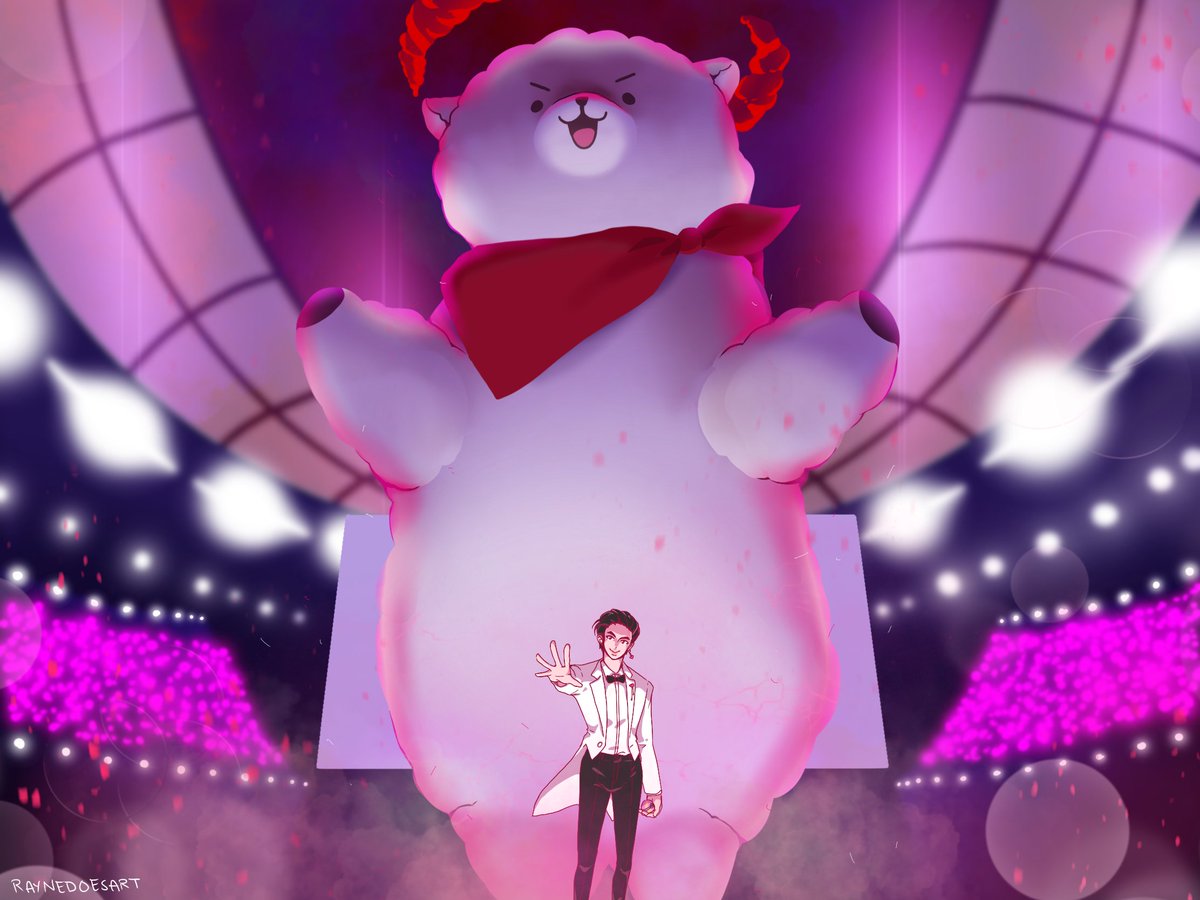raynedoesart's tweet photo. Gym leader Jin brought out Dynamaxed RJ!

@BTS_twt https://t.co/97hnooApuJ