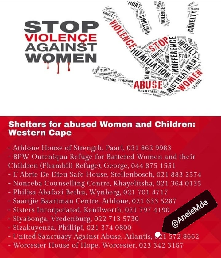 AneleMda's tweet photo. Western Cape #16Days #ENDviolence #endFemicideinSouthAfrica #16DaysofActivism2019 https://t.co/teWDXA6AvY