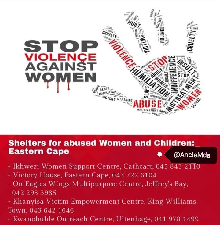 AneleMda's tweet photo. Eastern Cape
#16days #MenAreTrash #16DaysofActivism2019 #ENDviolence #endFemicideinSouthAfrica https://t.co/4AN82qMKPu