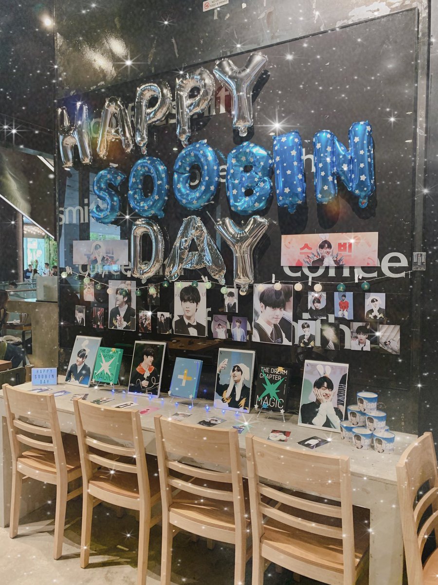 soonshuajpg's tweet photo. first txt event???! omg the deco legit damn pretty🥺🥺✊🏻 thank you so much for hosting and didnt regret coming for the event🥰🥰🤟🏻 #FirstSnowSoobinSG https://t.co/9WAGgReKio