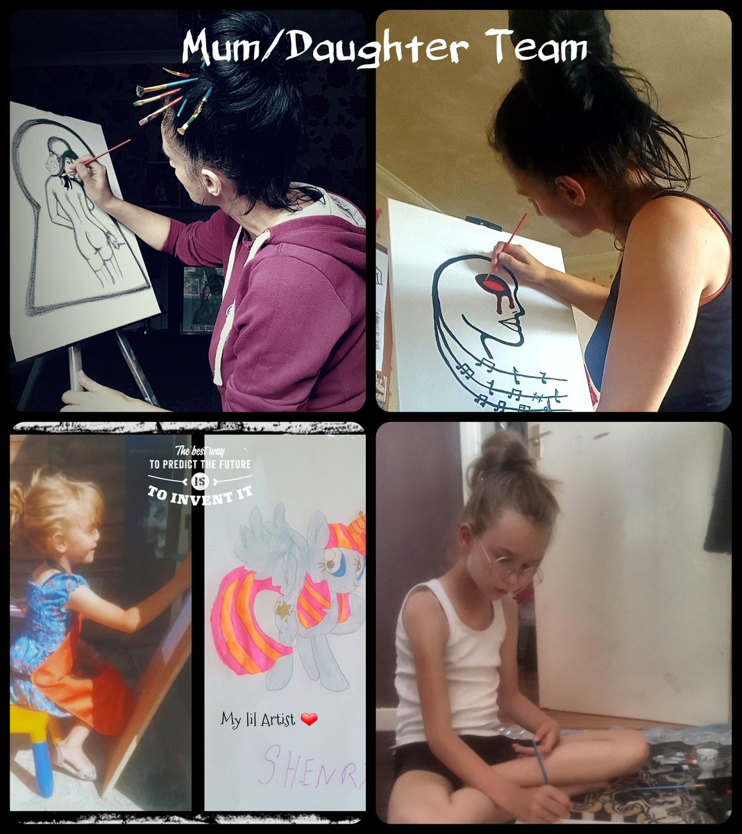 Butterflywarri2's tweet photo. #Creativemums r a great role model to our own children. #expressiveart helps 2 build relationships, 2 know my daughter sees me as a good mum who inspires her 2 work hard & become a strong woman makes any struggles i av less of a problem 2 stress over. https://t.co/OKGxxoSq5m