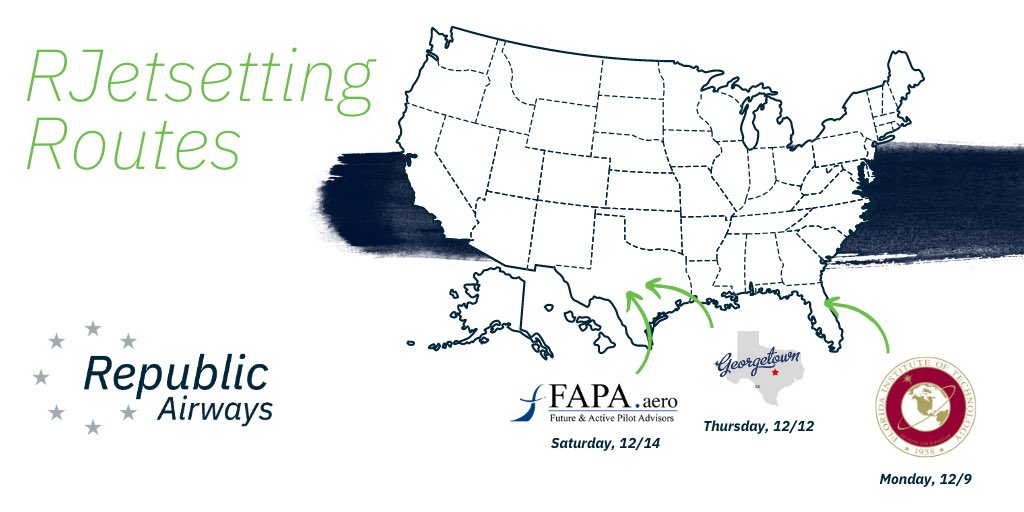 RepublicAirways's tweet photo. Will we see you on one of this weeks #rjetsetting routes? #OpportunityElevated https://t.co/4iO1xzc3Ct