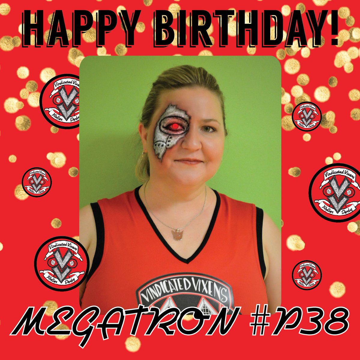 🥳 Happy birthday, Meg! 🥳
#megatron #allhailmegatron #rollerderby #HBD