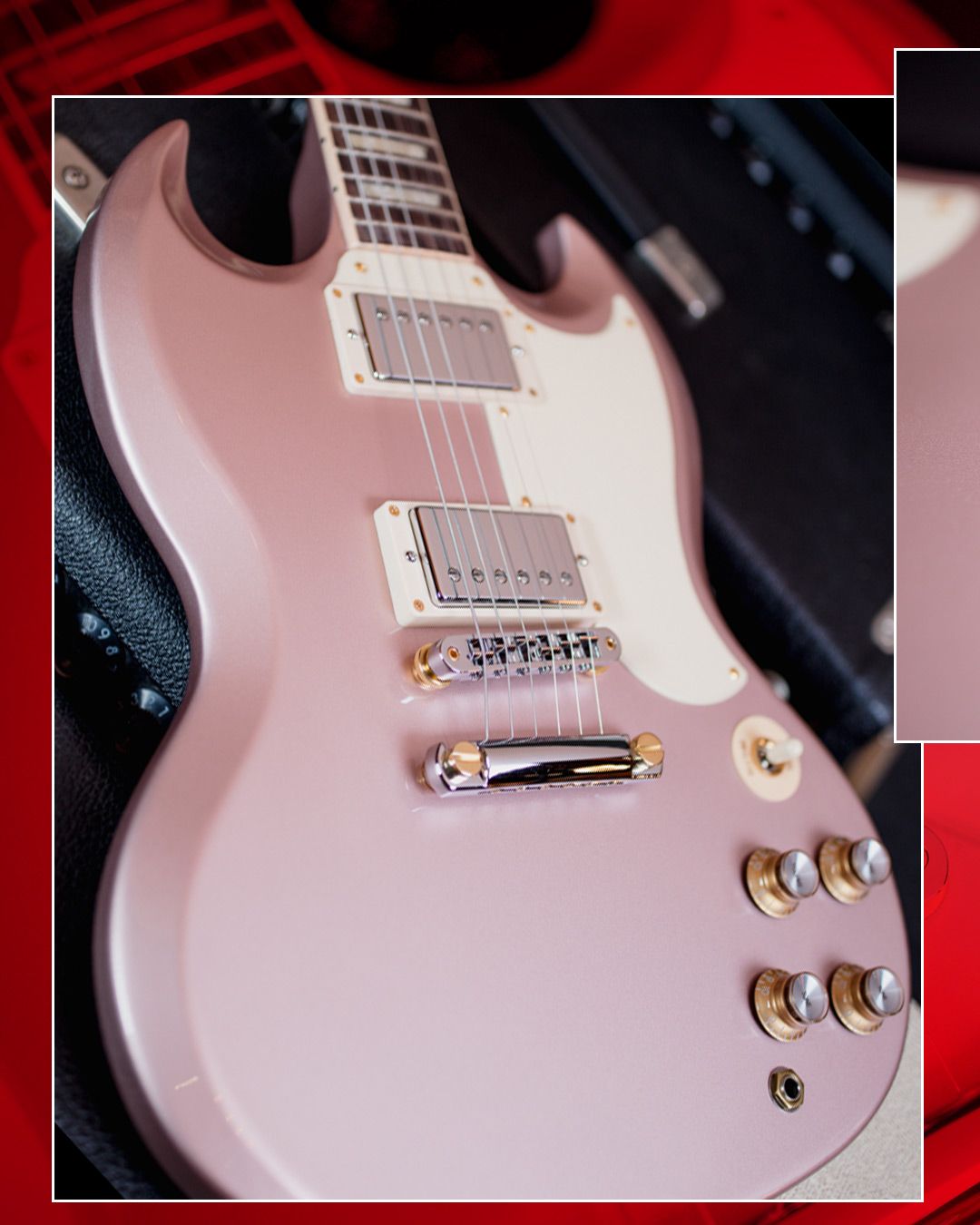 Rose gold gibson sg online