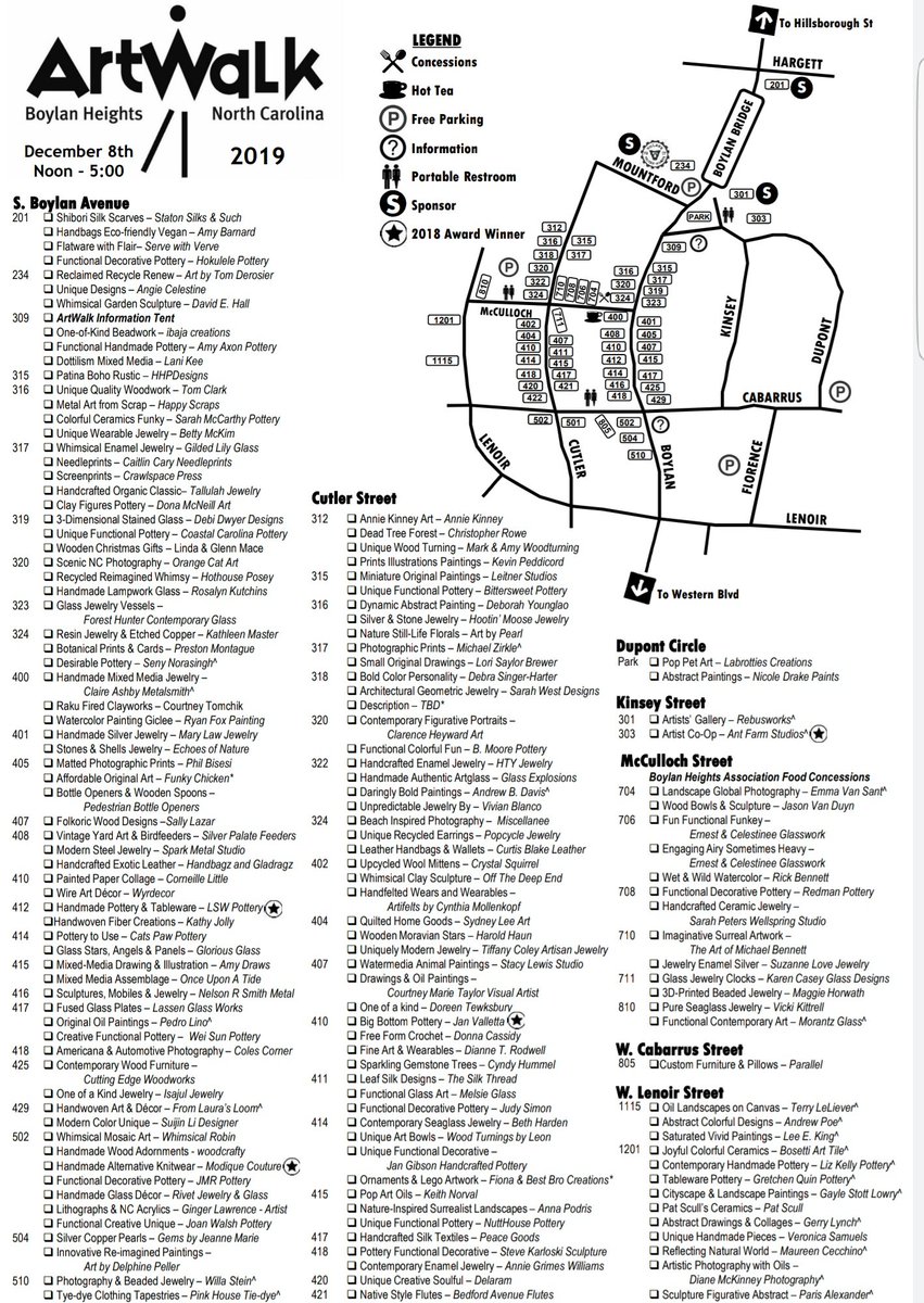 trianglexplorer's tweet photo. Top pick today: The Annual "Art Walk" in Boylan Heights. 12-5pm https://t.co/Pi8AiMyBag