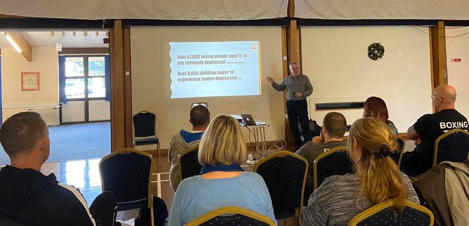 HaylingFire21's tweet image. @HaylingFire21 team members attending Heart of Hayling boxing training day. Mental health awareness concerning children and expert training on inclusion. Great day @BoxingTutor @HFRSInclusion @TheDMWS @HaylingPolice @HaylingOf