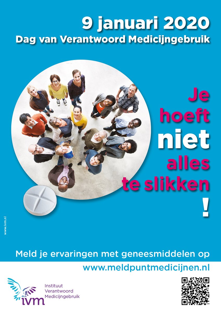 9 januari is vanaf 2020 jaarlijks de Dag van Verantwoord Medicijngebruik