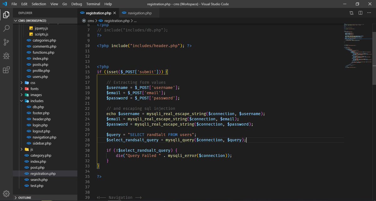 rajoyish's tweet photo. Day 38 of 365 | Starting Query and Default Tables Values! #php #phpCMS #CodingPhase #365CodingPhaseChallenge https://t.co/NtwVKXVmVp
