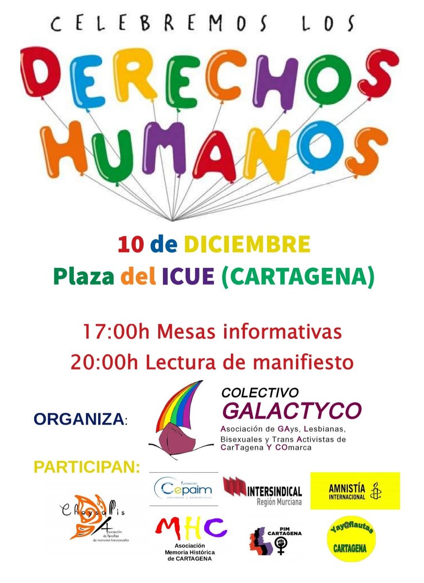 #DerechosHumanos #España #Madrid #Barcelona #Valencia #Bilbao #Sevilla #Málaga #Mallorca #Granada #Canarias #Galicia #Toledo #Salamanca #Cádiz #CiudadReal #Zaragoza #Cáceres #Murcia #Gerona #Huelva #Alicante #Logroño #Sitges #Palma #Bilbao #Guipuzcua #Albacete #Cartagena #RíoViré