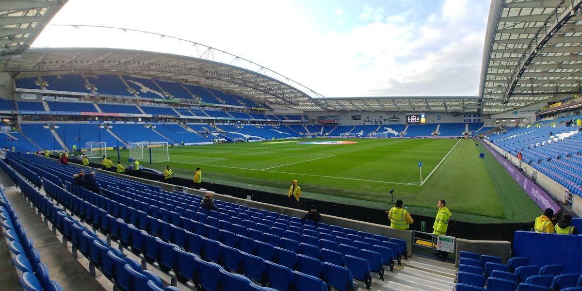 View from my seat for todays game at Brighton <a href="/Wolves/">Wolves</a>