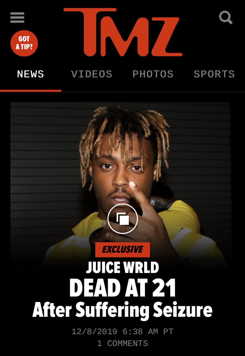 Kurisoul's tweet photo. Plz tell me this is a joke... Juice WRLD died???? https://t.co/Lqiw7bXLz4