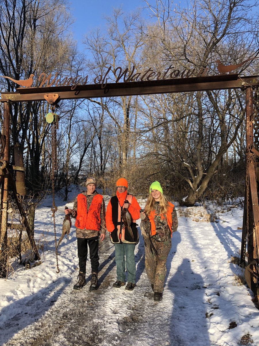 whsconservation's tweet photo. We had a great day of pheasant hunting with over twenty of our youth at Wings of Watertown! A big thanks to @CarverCountyPF and Cabin Fever of Victoria for making it possible for kids to enjoy a Saturday in the field. https://t.co/doxcKp9zw2