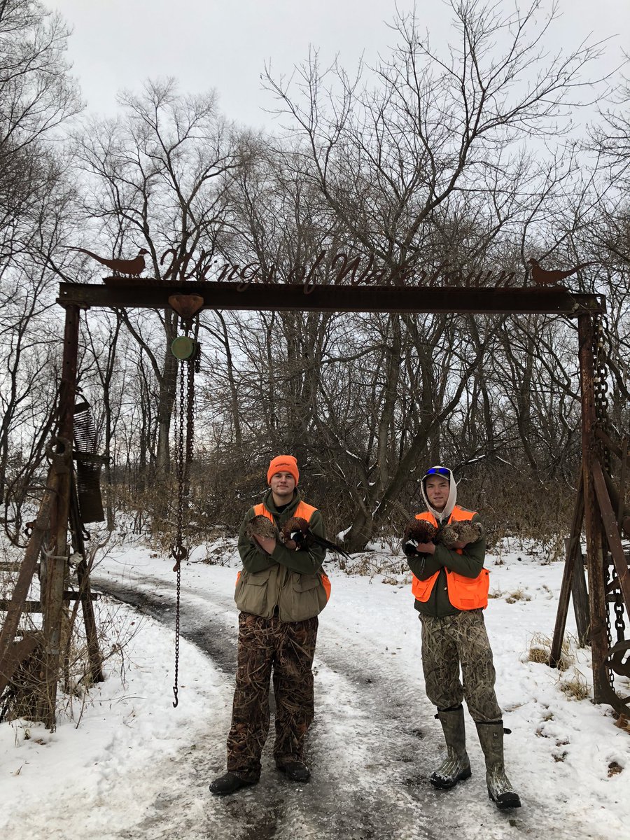 whsconservation's tweet photo. We had a great day of pheasant hunting with over twenty of our youth at Wings of Watertown! A big thanks to @CarverCountyPF and Cabin Fever of Victoria for making it possible for kids to enjoy a Saturday in the field. https://t.co/doxcKp9zw2