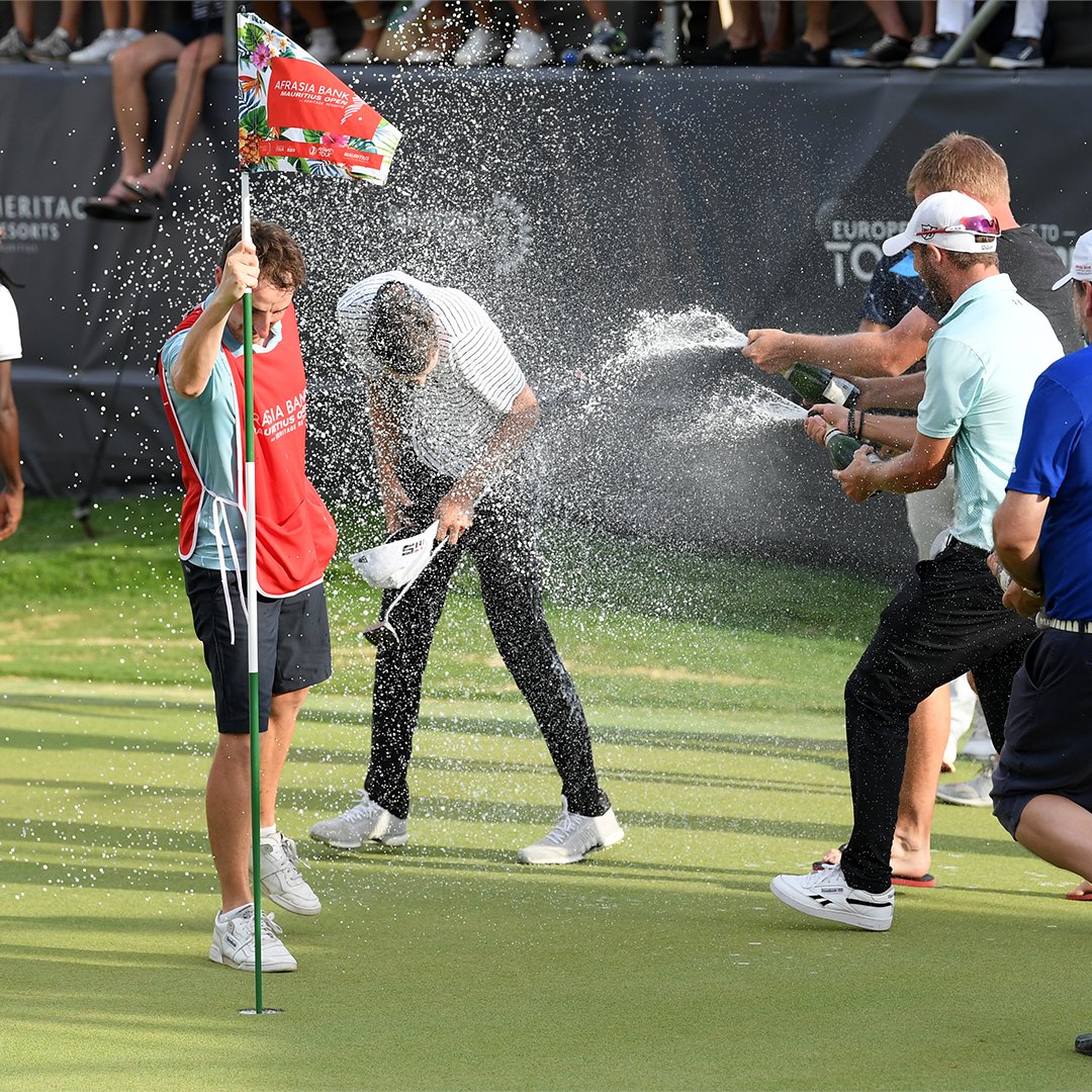 DPWorldTour's tweet photo. The second youngest winner in European Tour history ✌️

#AfrAsiaOpen https://t.co/oAKqKGbrGr