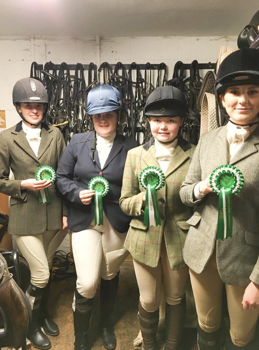 Super proud of the UOW Equestrian 2nd Team this last week.

Unfortunate results but 5/6 competitors had never competed in BUCS before, 4/6 riders had never completed a dressage or jumping test before university. 

Incredible effort- keep up the good work ready for Jan!

#TeamWorc