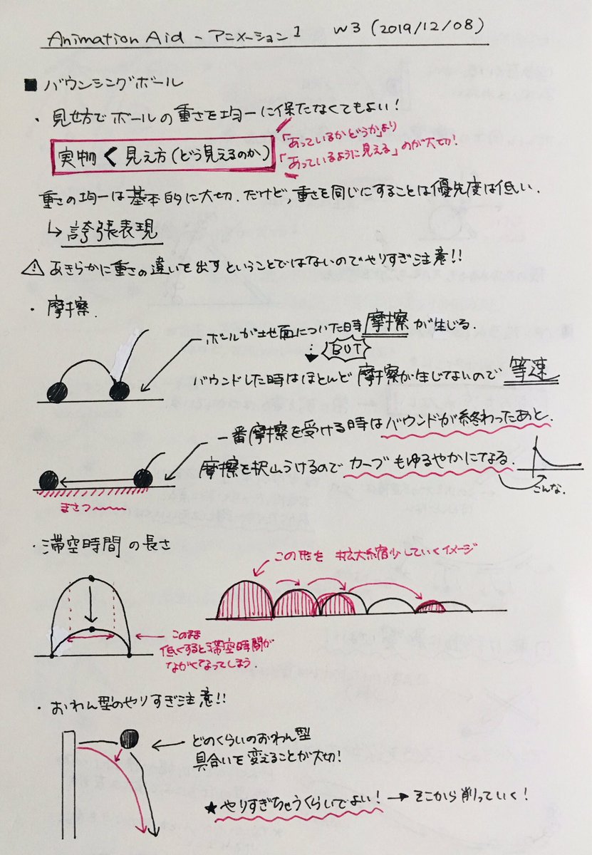 Yumiko アニメーションエイド Week3 忘れちゃいけない重力 合っているように見える見せ方 バウンシングボールだけでも気をつけることたくさんあるんだと毎度気づきがある Yumiko アニメーションエイド Week3 忘れちゃいけない重力 合っているように見える見せ方 バウンシングボールだけでも気をつけることたくさんあるんだと毎度気づきがある