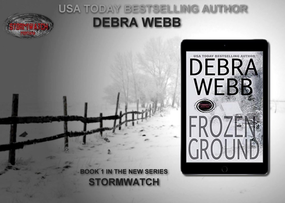 JoAnnReinhold's tweet photo. Available NOW!
From USA TODAY BESTLESSING AUTHOR, DEBRA WEBB, FROZEN GROUND, Book 1 in the new STORMWATCH series.
https://t.co/UJmLKKCFMC
#Stormwatch #DebraWebb #FrozenGround #Amazon #KindleUnlimited https://t.co/sZU71bRyLU