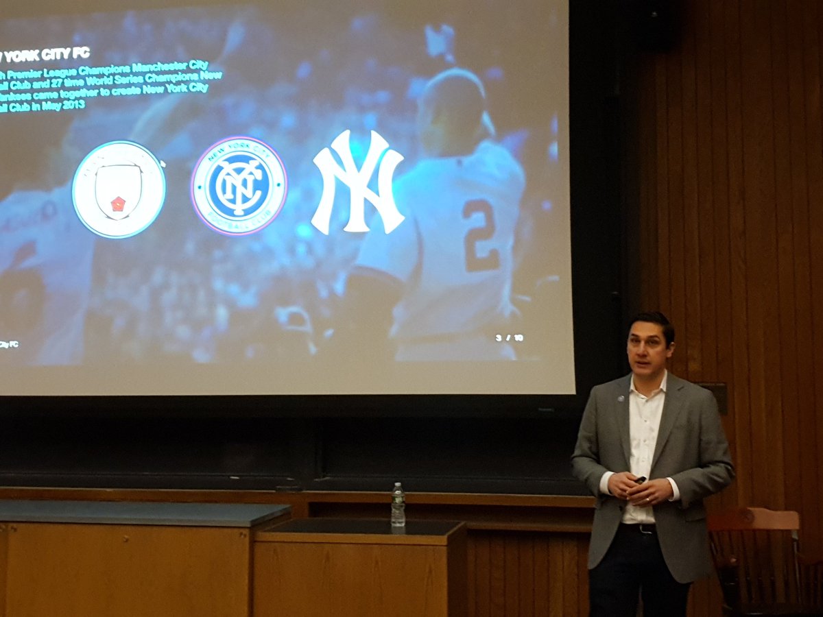 FIFA Master Alum Andres Gonzalez is presenting about the City Football Group at the #Princeton Soccer Conference. #psc2019 <a href="/sportCIES/">CIES</a>