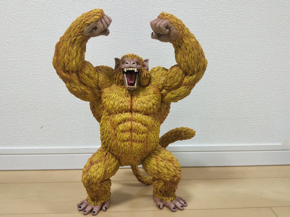 一番くじ ドラゴンボールGTラスワン賞、黄金大猿をリペイント！ スミ