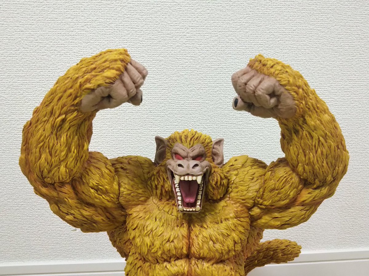 一番くじ ドラゴンボールGTラスワン賞、黄金大猿をリペイント！ スミ