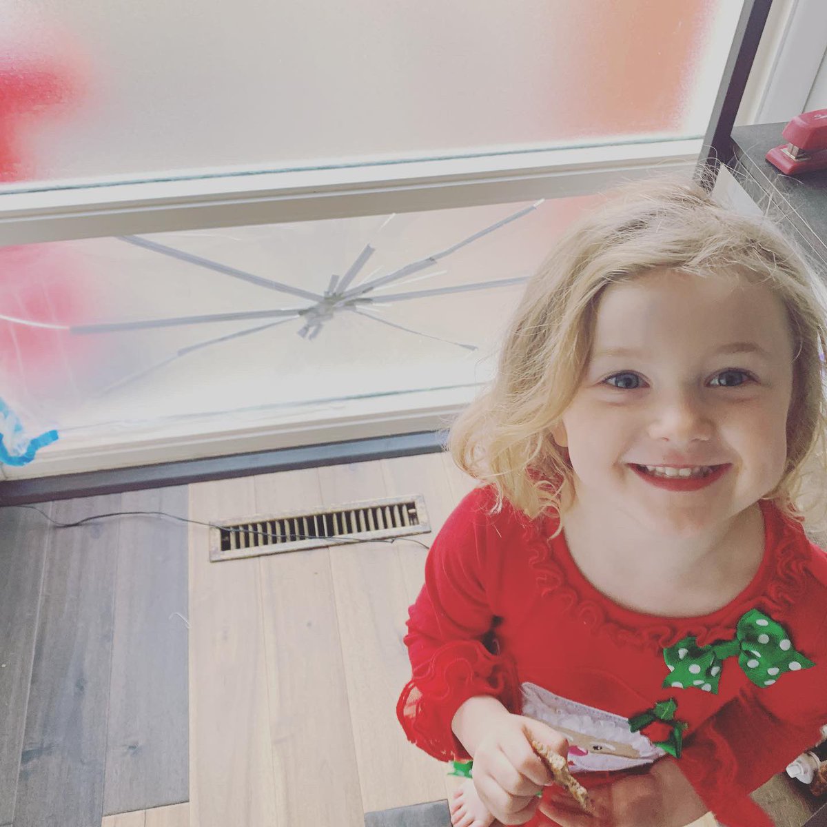 caitlincookWV's tweet photo. After homemade pizzas, cake and presents, some intense playing and subsequent broken window, popcorn and Disney plus time, breakfast and more Disney plus, I *think* I survived my first sleepover as a parent. #woof #LaylaGrace #EdenKnievel #banger #holy💩 https://t.co/Eri8VhL6jQ