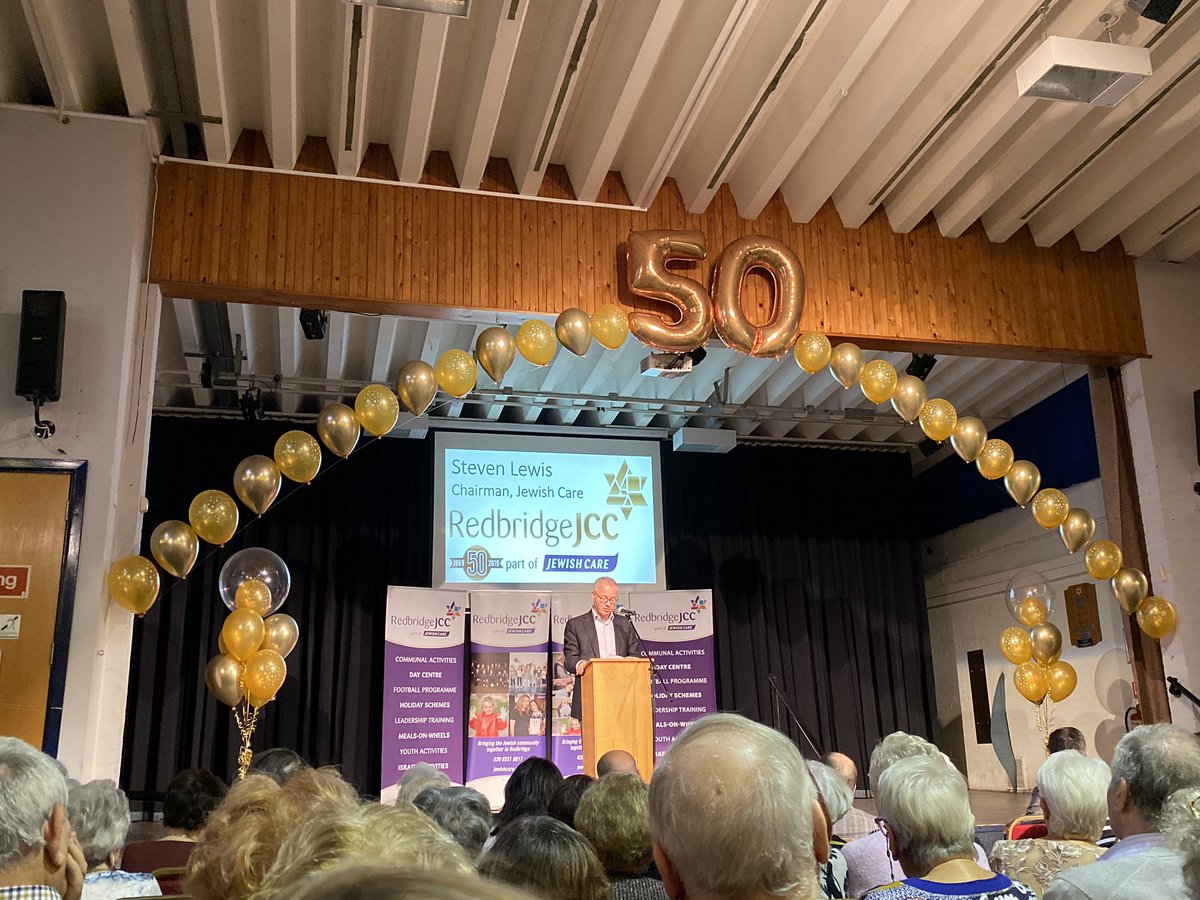 Steven Lewis, <a href="/Jewish_Care/">Jewish Care</a>’s Chairman, sharing the future of <a href="/RedbridgeJCC/">RedbridgeJCC</a>.