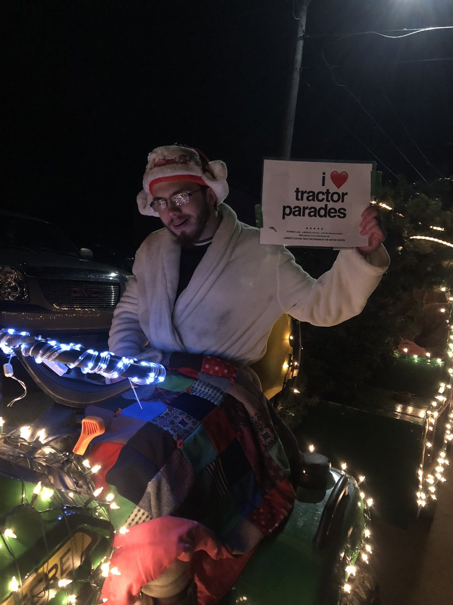 MissMetrick's tweet photo. She’s a beaut Clark!
Conneaut Area FFA members had a great time at the Linesville Lighted Tractor Parade last night with our National Lampoons themed float!
#LTP2019 #CASHFFA https://t.co/CW3Lw5Noo8