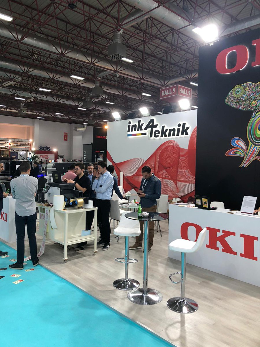 OKI_MEITA_'s tweet photo. It's a wrap for FESPA Eurasia 2019 in Istanbul, Turkey! In partnership with Penta, OKI's innovative printers were showcased in this leading event for printing and signage industries.
#OKI #OKIPrinters #Penta #FESPAEurasia #GraphicArtsPrinters #LabelPrinter #ColorPainter https://t.co/1tOCUvclFm