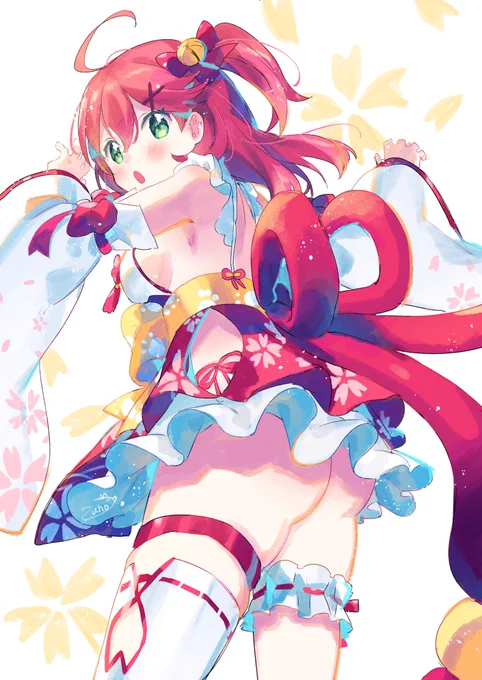 #さくらみこ新衣装
#miko_Art

寝る前にちょっと落書き…と思ったら結構ガッツリ描いちゃってた

衣装かわいいにぇ 