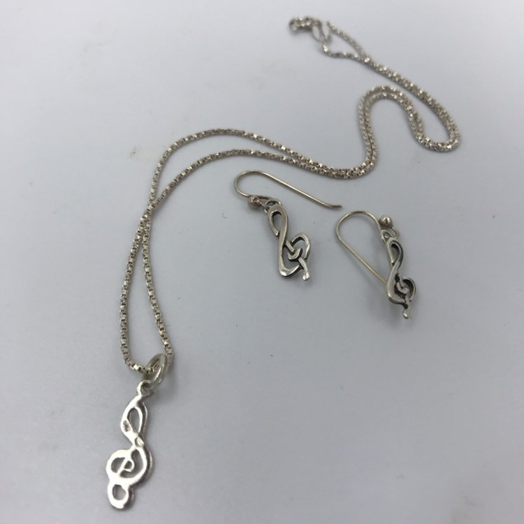 Excited to share the latest addition to my #etsy shop: Musical Note Pendant - Earrings - Sterling etsy.me/2PphpBZ #jewelry #delicatedainty #silverjewelry #necklaceearringset #sterlingsilver #jewelryformusician #musiclovergift #musicnotejewelry #925silver