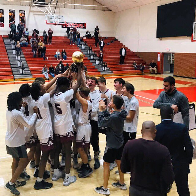 CoachNall's tweet image. 4A Ada Cougars defeat 4A Bishop  McGuinness for the S.O.I Championship! #WeAreAda