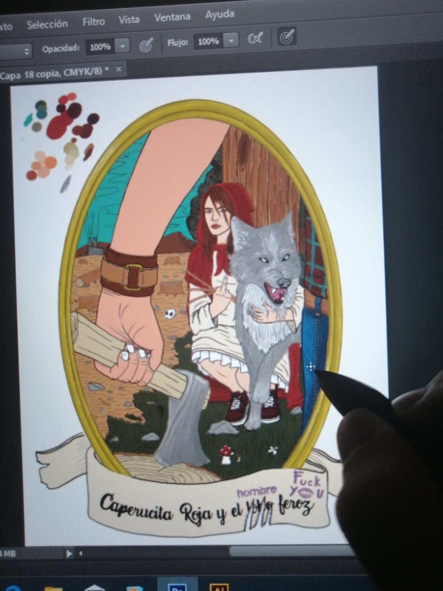 NeuronartStudio's tweet photo. Domingo de ilustración y con muchas ganas de verla acabada. Al lío... 💪💪 #Domingo #ilustracion https://t.co/McPezezsCL