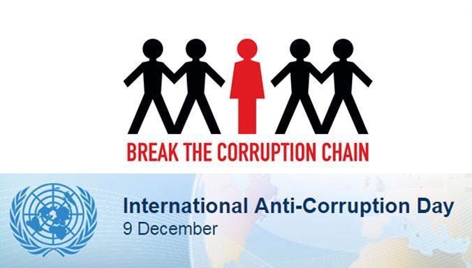 Tomorrow we join the rest of the world to commemorate the International Anti-Corruption Day.