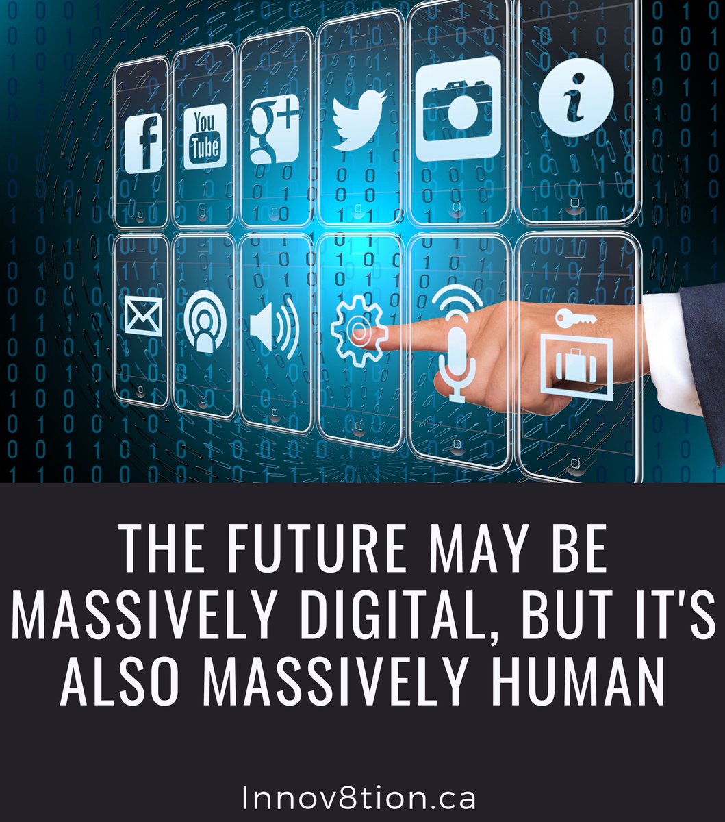 The future may be massively digital, but it's also massively human. Read the full article at innov8tion.ca/humanside.html