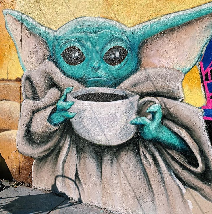 Nobody puts #BabyYoda in a corner 👽⁣⁣⁣⁣⁣
⁣⁣⁣⁣⁣
Make sure to catch this mural &amp; many more before #BaselHouse ends today! ⁣
⁣⁣⁣⁣⁣
—⁣⁣⁣⁣⁣
Wall by twrexxmonsta on Instagram!