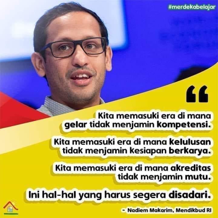 Jikalau ini benar, yang sepakat pernyataan Nadiem Makarim ini ayo angkat jempolmu tinggi-tinggi 👍👍👍👍👍👍👍👍👍👍👍👍👍👍👍👍👍👍👍👍👍👍👍👍