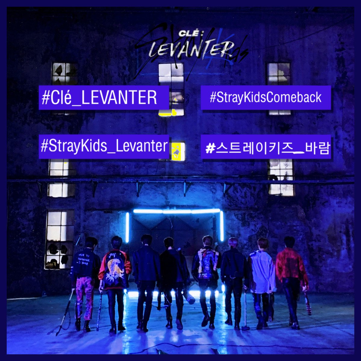 SKZVOTEAM's tweet photo. STAY!!

Estos son los hashtags que usaremos para el comeback 

#Cle_LEVANTER
#StrayKidsComeback
#StrayKids_Levanter
#스트레이키즈_바람 

@Stray_Kids 
#StrayKids #스트레이키즈 https://t.co/lmm8BOm1rS