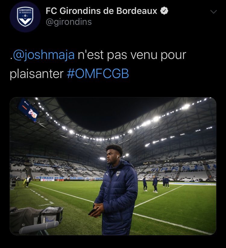 Bah alors <a href="/girondins/">FC Girondins de Bordeaux</a> ? Bande de merdes. #OMFCGB