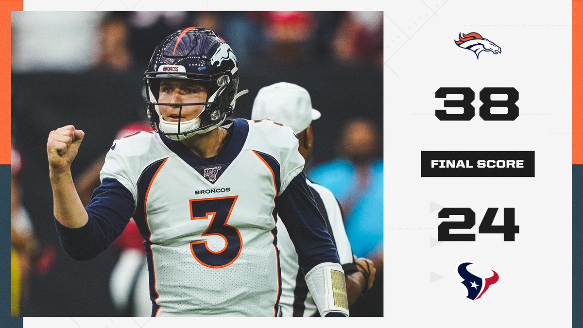 Drew Lock and the Broncos STUN the Texans on the road