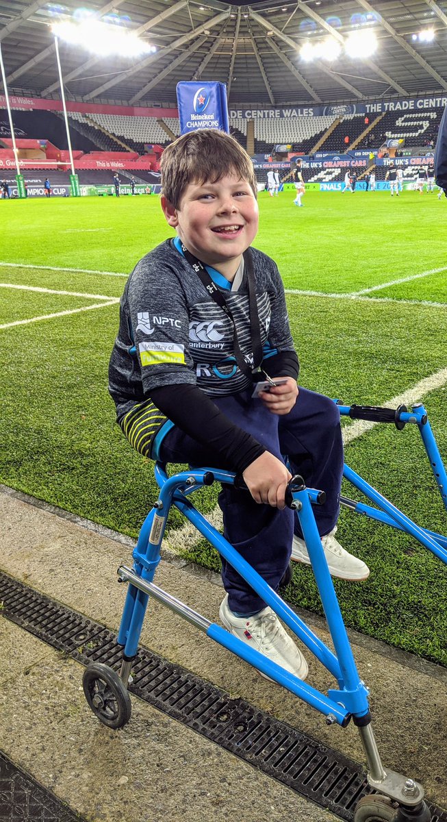 TrystGoal4Glory's tweet photo. It's been another busy week for us raising money and giving it all one final push. Saturday's experience with the @ospreys was another one that we'll remember forever and are so grateful once again for everyone's support, messages and positivity #TeamTrystan https://t.co/hwWpfUKO9j