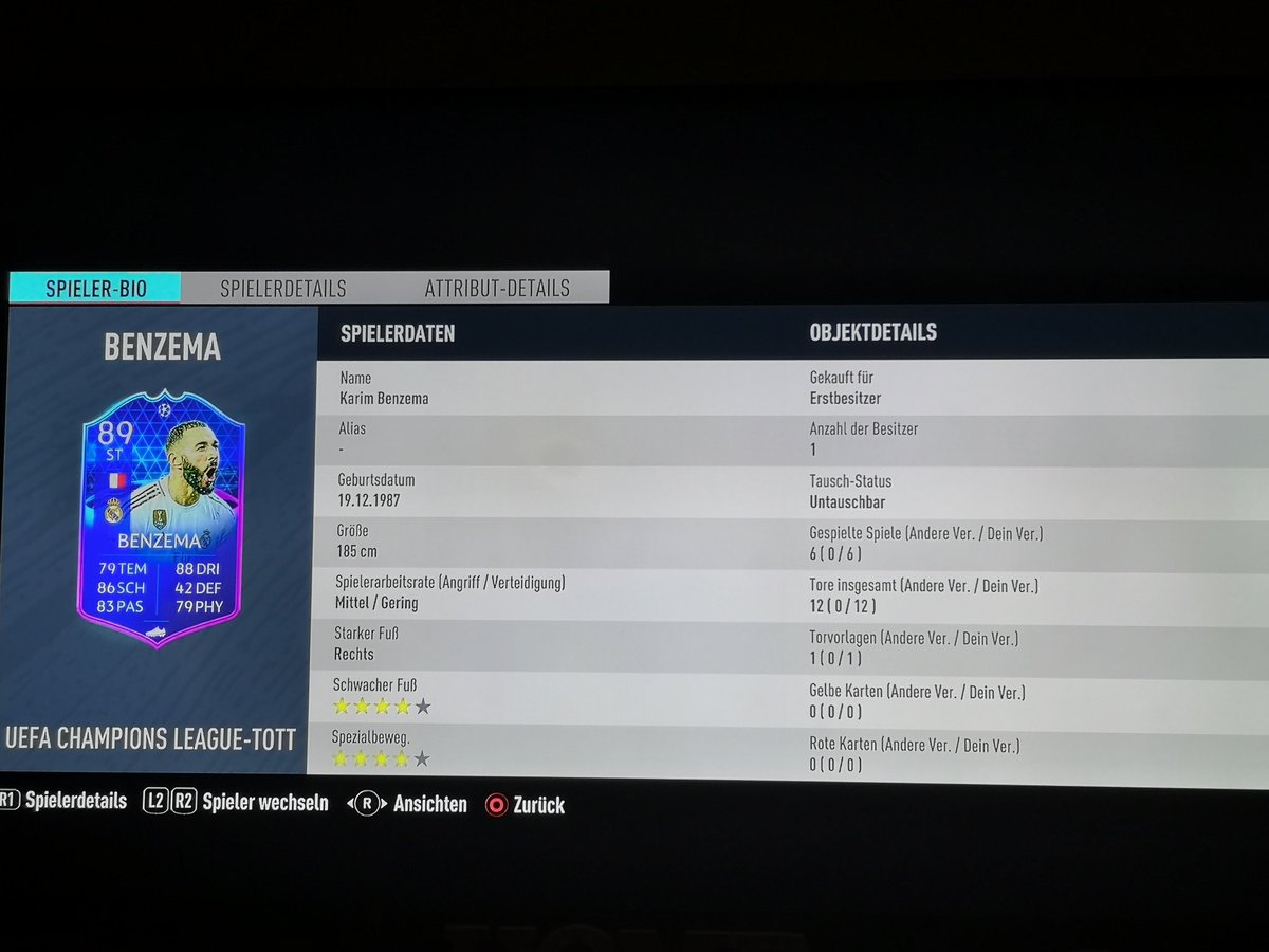 Schizofreak89's tweet photo. War war das denn wieder... Samstagnachmittag wurde aus 4:2 ein 9:7, um dann mit einem 10:14 in den Sonntag zu gehen.
#Benzema SBC gemacht und gerade mit 14:16 die WL beendet. Uff!! #FIFA20 #ichbindurch https://t.co/GONxwlhi64