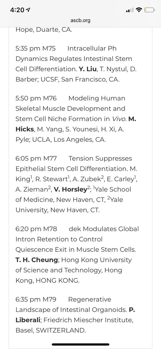 ValerieJHorsley's tweet image. Looking forward to be @ASCBiology tomorrow!  Catch my talk in the stem cell@Minisymposium tomorrow afternoon! #ASCBEMBO2019