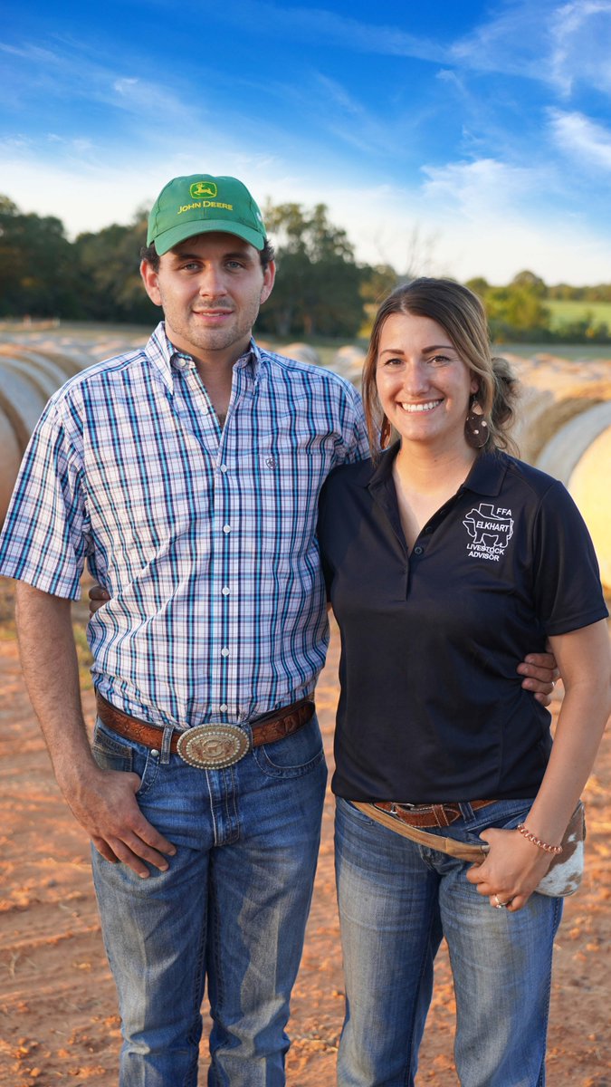 TexasFarmBureau's tweet photo. Desire to succeed. Drive to innovate. And a passion for agriculture. It's earned Braden and Jordan the title of 2019 Texas Farm Bureau Outstanding Young Farmer &amp; Rancher. Congrats! https://t.co/1ogd1maSZ7 #txfbmeets https://t.co/M0NL40EXXS