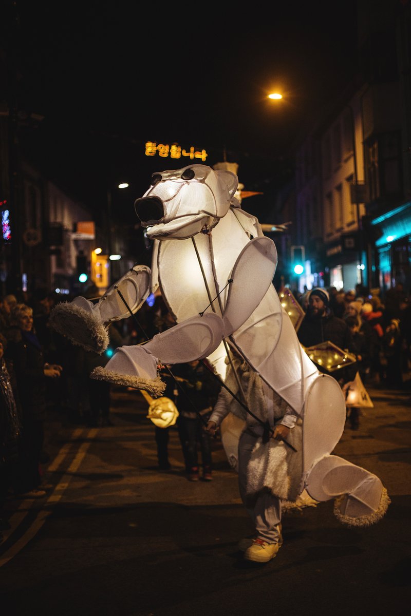 WTelegraph's tweet image. The circus comes to town during Cardigan's Giant Lantern Parade dlvr.it/RKvbMH