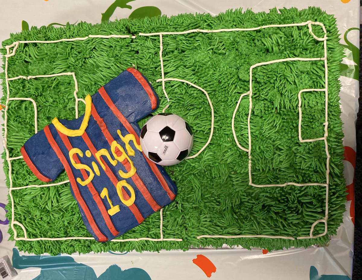 IH505's tweet photo. @FCBarcelona @TeamMessi  Ishwar’s Bday cake on his 10th Bday #Barca #Barcelona #Messi  #BallonDor2019 #Barça https://t.co/WFK0RcJFQN