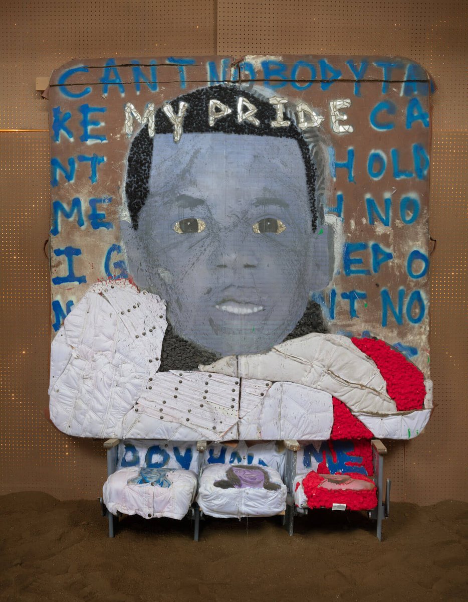 iheartSAM's tweet photo. β οΈβNew art alertββ οΈ
"Aaron Fowler: Into Existence" opens next Fri, 12/13βsee mixed-media sculptures made from found objects in this new installation at SAM!
"Derion," 2018 #AaronFowler https://t.co/nxlHXHImkW https://t.co/897CWibPl3