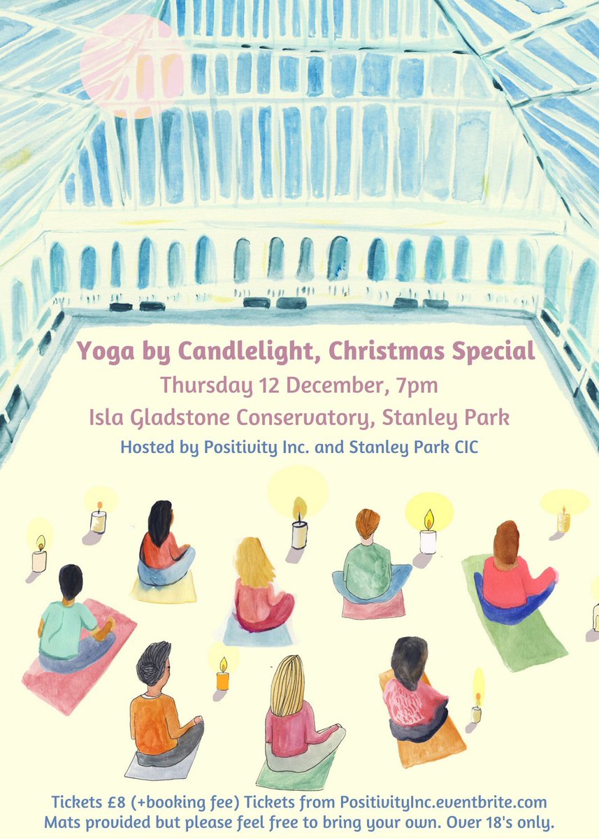 We’re hosting a Yoga by Candlelight, Christmas Special on Thursday in the beautiful @glasshousepark . Find out more and book your tickets here ↓ eventbrite.co.uk/e/yoga-by-cand…