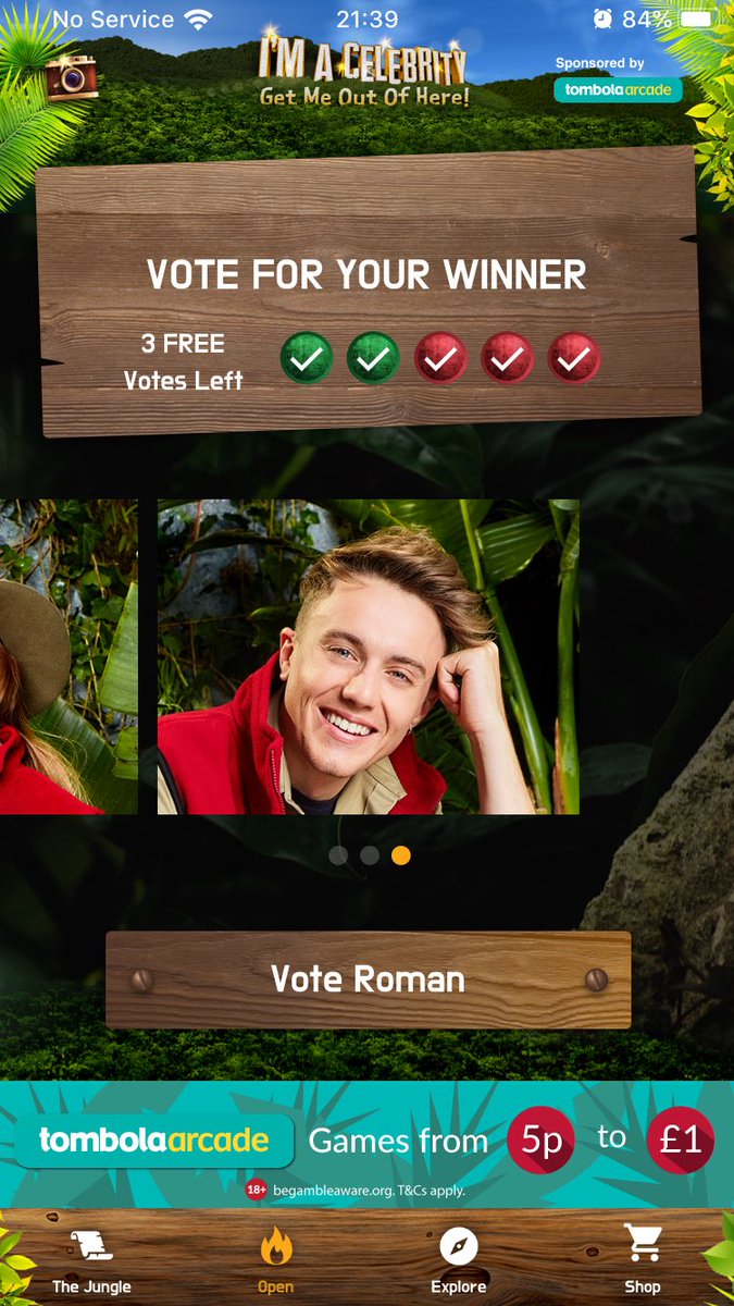 anna_r_19's tweet photo. Go on @romankemp #ImACeleb @imacelebrity https://t.co/9eo9fsq6wG