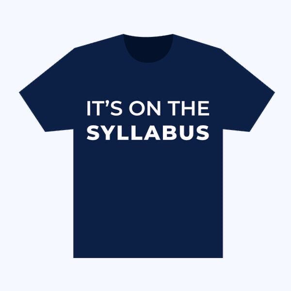 syllabus's tweet photo. Attending #sacscoc2019 ? Stop by the Concourse booth to learn about syllabus management! Learn how you can get one of our famous “it’s on the syllabus” t-shirts. Or visit https://t.co/hYYVOUDwK7 

#sacs #sacscoc #syllabus #syllabi #highered #highereducation https://t.co/ifIn1MxmYd